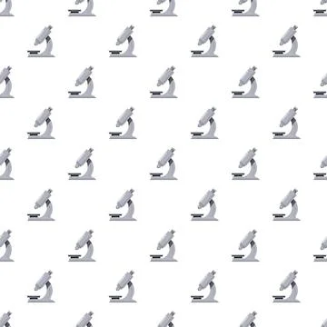 Microscopes creating a seamless tileable background Stock Illustration