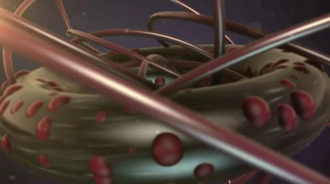 Microscopic Abstract Background 03 Stock Footage 22425385