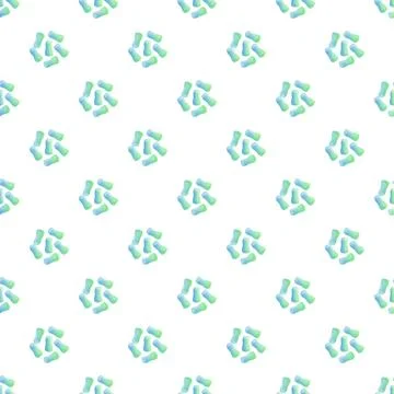 Microscopic bacteria cells forming repetitive medical pattern Stock Illustration