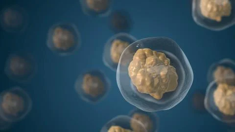 A microscopic closeup of bacteria or virus 001 Stock Illustration