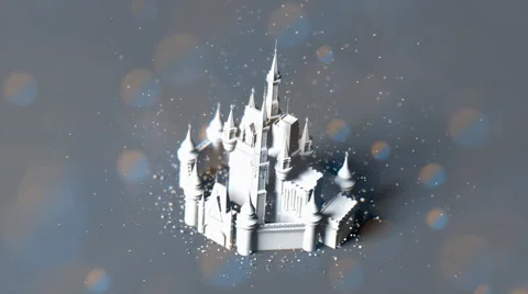 Microscopic effect castle Video stock 68982126
