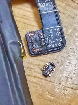 MICROSCOPIC ELECTRONICS Stock Photos