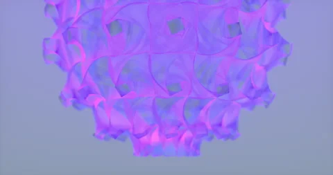 Microscopic Evolution: Mutation of the Common Cold Virus Stock Footage 278011627