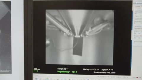 Microscopic Examination / Screen  Stock Footage 145055898