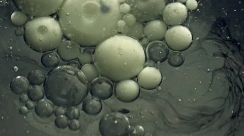 Microscopic fluid particles in 4K Stock Footage 45768264