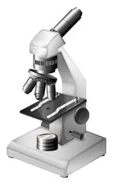 A microscopic instrument Stock Illustration