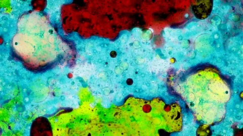 Microscopic Patterns of Colors and Paint... | Stock Video | Pond5
