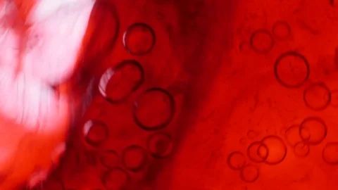 Microscopic Patterns of Colors and Paints Stock Footage 78138386