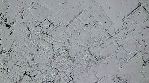 Microscopic Time Lapse - Abstract Grunge Pattern of Crystallizing Soda 스톡 동영상 71196961