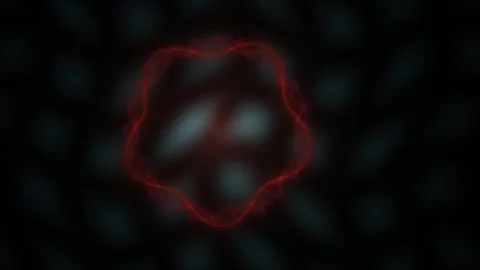 Microscopic view of a cell with red outline. Stock Footage 336702657