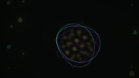 Microscopic view of cell structures. Stock Footage 335370043