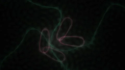 Microscopic view of cell structures. Stock Footage 335532243