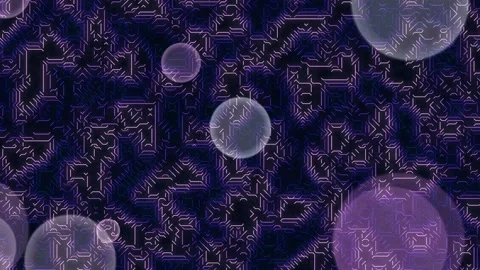 Microscopic View of Cells and Molecules. Stock-Footage 330131206