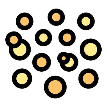 Microscopic view of cells dividing and multiplying, perfect for illustrating  Stock Illustration