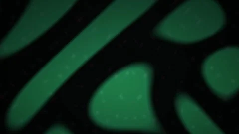 Microscopic view of cells with glowing green shapes. Stock Footage 337479375