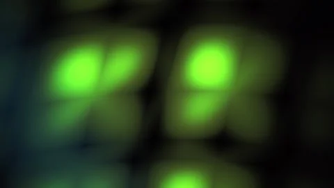 Microscopic view of cells with green fluorescence. Stock Footage 335532251