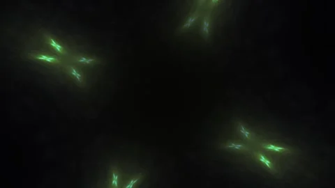 Microscopic view of cells in a laboratory setting with blue and green fluor.. Stock Footage 335962722