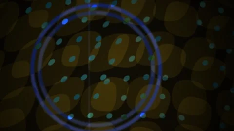 Microscopic view of cellular structures with glowing fluorescent markers in.. Stock Footage 341807835