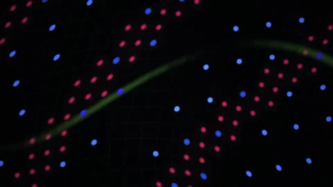 Microscopic View of Fluorescently Stained Biological Cells in Laboratory Cu.. Stock Footage 341807923