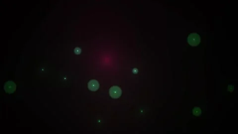 Microscopic view of glowing green cells. Stock Footage 334342370