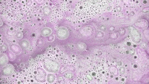 Microscopic View of Ink in Water Stockbeeldmateriaal 71094307