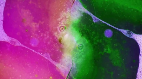 Microscopic View of Ink in Water 스톡 동영상 71094467