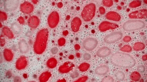 Microscopic View of Ink in Water Видео 71094668