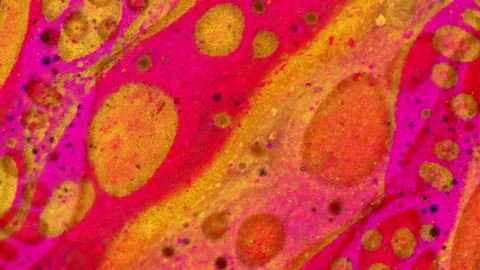 Microscopic View of Ink in Water Stockbeeldmateriaal 71109272