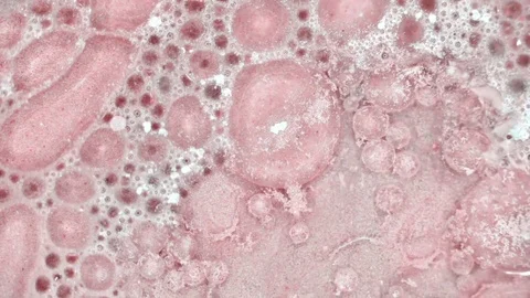 Microscopic View of Ink in Water Stock Footage 71109582