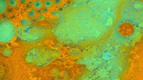 Microscopic View of Ink in Water Stock Footage 71109842