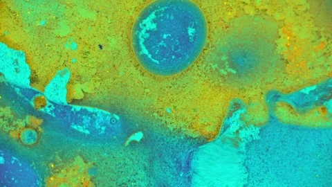 Microscopic View of Ink in Water Video stock 71115734