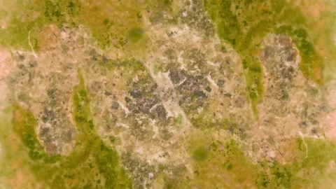 Microscopic View of Ink in Water Видео 71115752