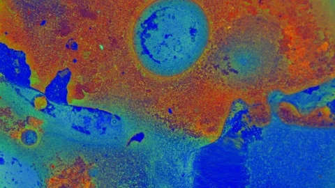 Microscopic View of Ink in Water 스톡 동영상 71115955