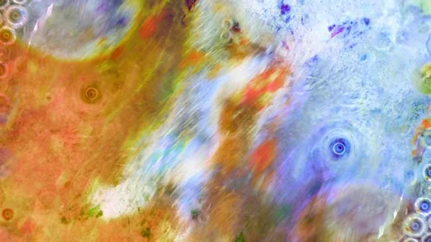 Microscopic View of Ink in Water Video stock 71116080