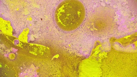 Microscopic View of Ink in Water Stockbeeldmateriaal 71121898