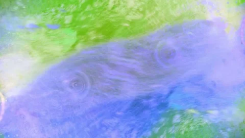 Microscopic View of Ink in Water Stockbeeldmateriaal 71122708