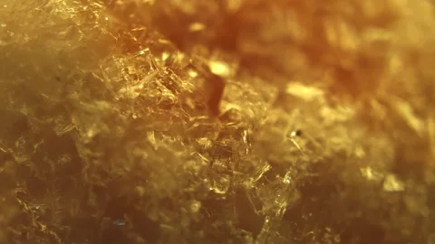 Microscopic view of salt crystals. Abstract and texture. Stock Footage 264766621