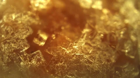 Microscopic view of salt crystals. Abstract and texture. Stock Footage 265157457