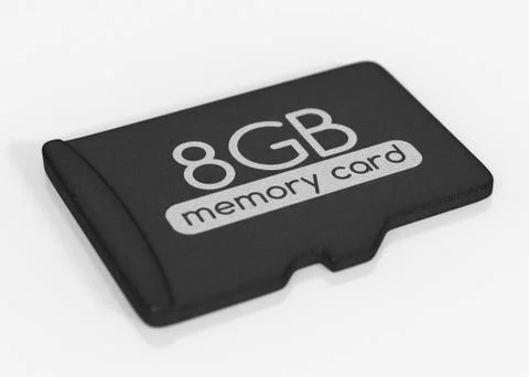 MicroSD memory card Stock Illustration