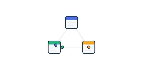 Microservices Communication Video stock 341784378
