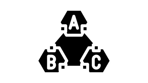 Microservices software glyph icon animation Stock Footage 326743818