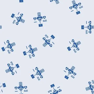 Microservices software glyph seamless pattern 스톡 일러스트