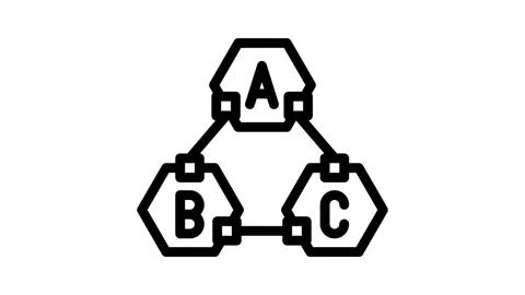 Microservices software line icon animation Stock Footage 326761418