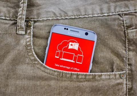 Microsoft android application Fotos Stock