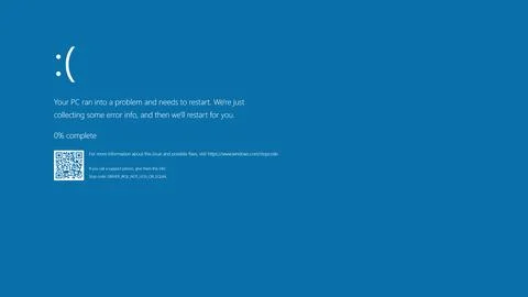 Microsoft Blue Screen Error,Blue Screen of Death Stockfoto's