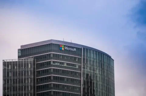 Microsoft building editorial Stock Photos