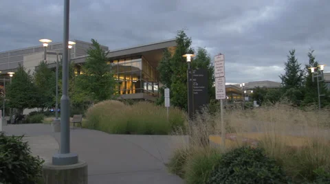 Microsoft campus in Seattle, Washington Stock Footage