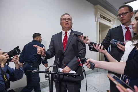 Microsoft co-founder Bill Gates testifies on Capitol Hill on Epstein ties, Washi Stock Photos