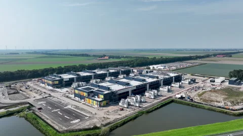 Microsoft data center from the air Stock-Footage 250093002