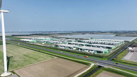 Microsoft Data Center Stock-Footage 250092934